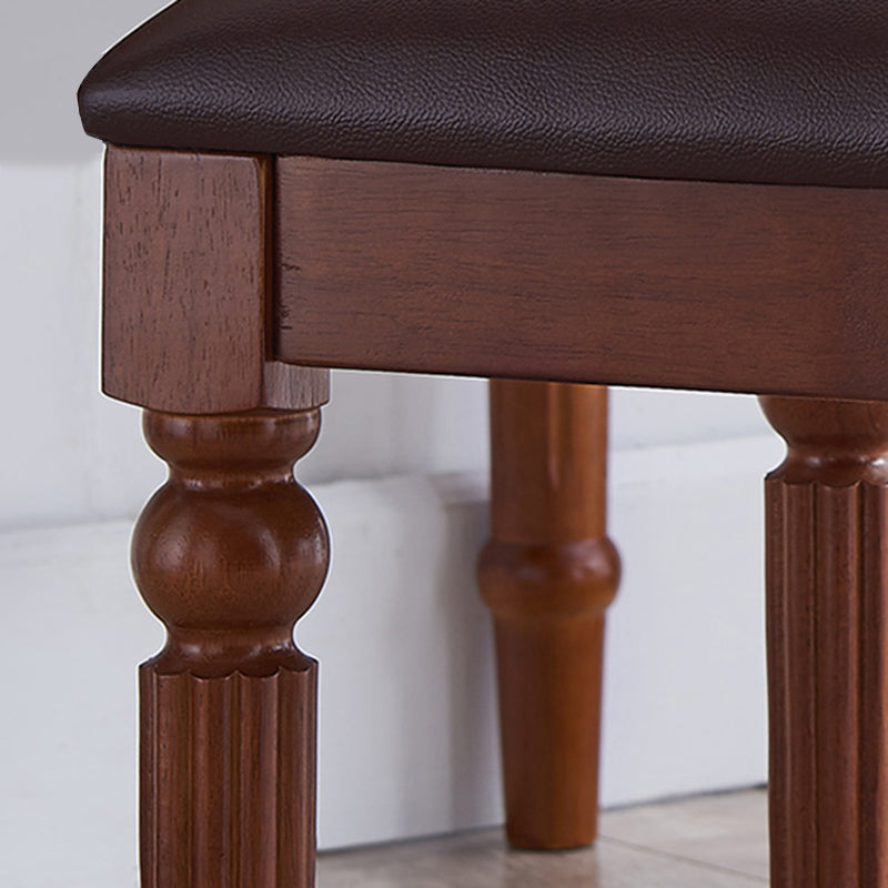Silla de comedor de madera moderna, silla de comedor individual con respaldo abierto para uso doméstico