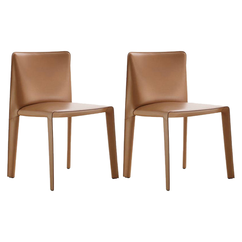 Silla lateral de estilo moderno para el hogar, silla tapizada de metal con respaldo sólido para comedor