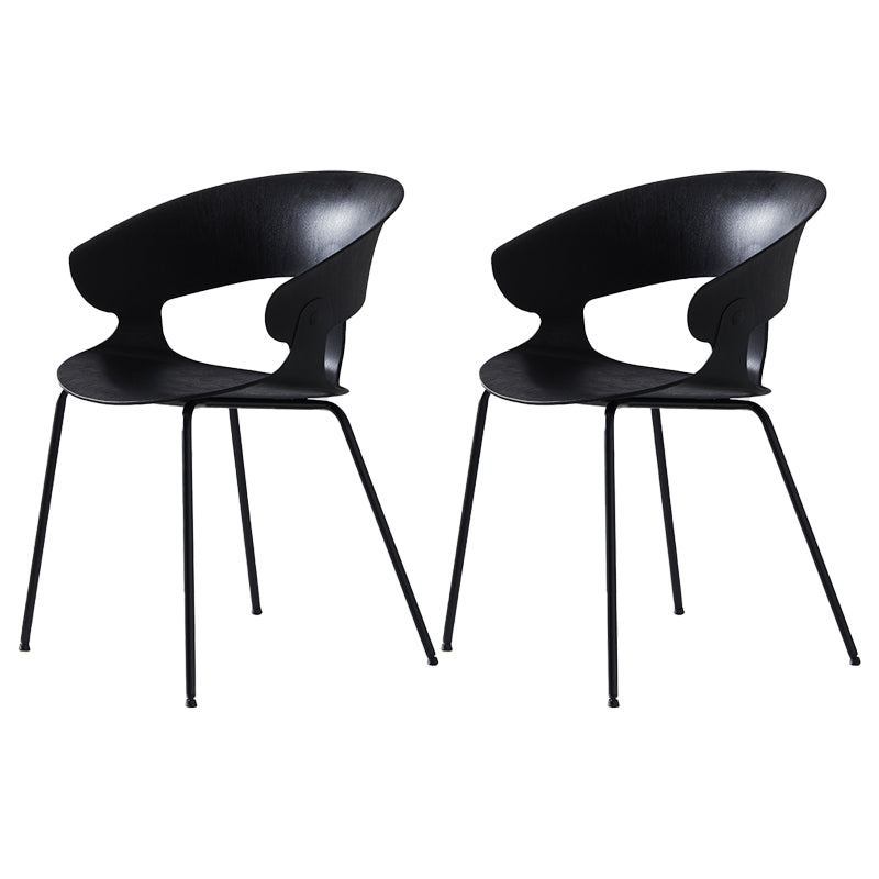 Sillón de comedor de metal industrial, sillas de comedor de plástico para uso en restaurantes