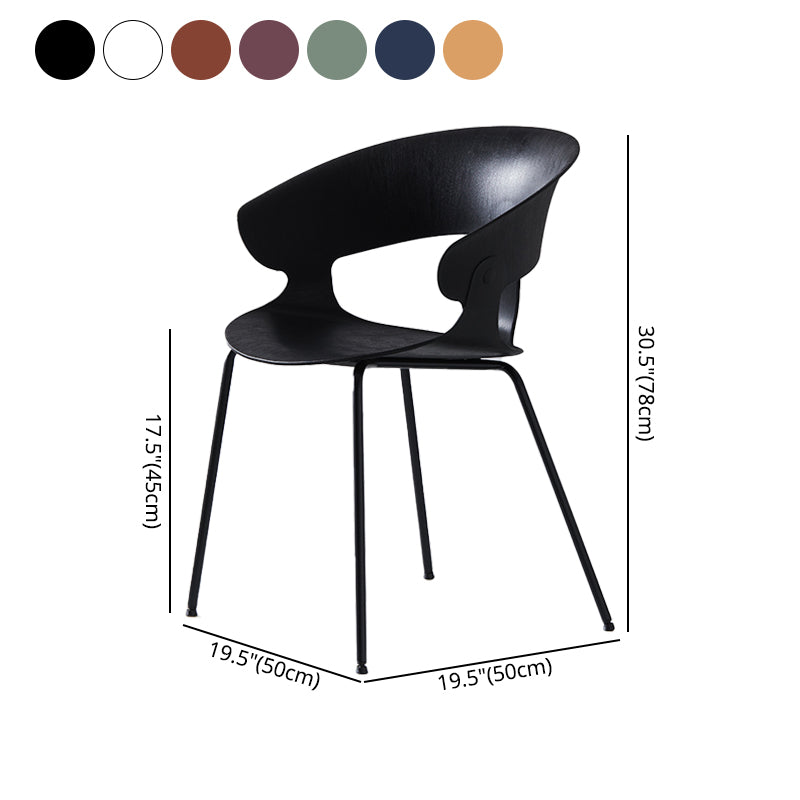 Sillón de comedor de metal industrial, sillas de comedor de plástico para uso en restaurantes