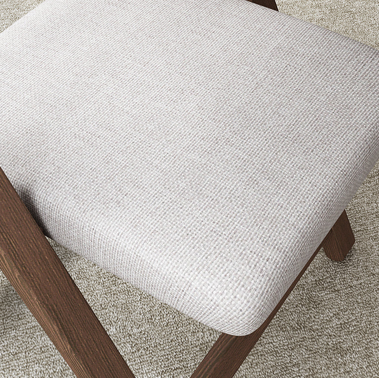 Silla de comedor de estilo moderno, sillas laterales sin brazos de cocina con patas de madera