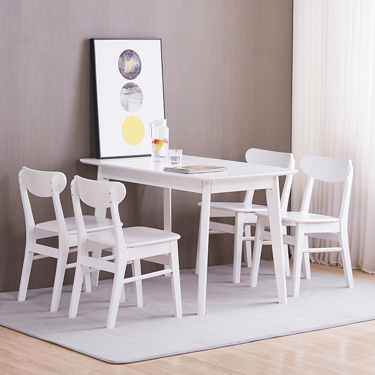 Scandinavian Upholstered Restaurant Side Chair Open Back Dining Chair
