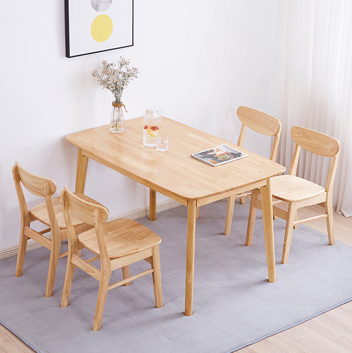 Scandinavian Upholstered Restaurant Side Chair Open Back Dining Chair