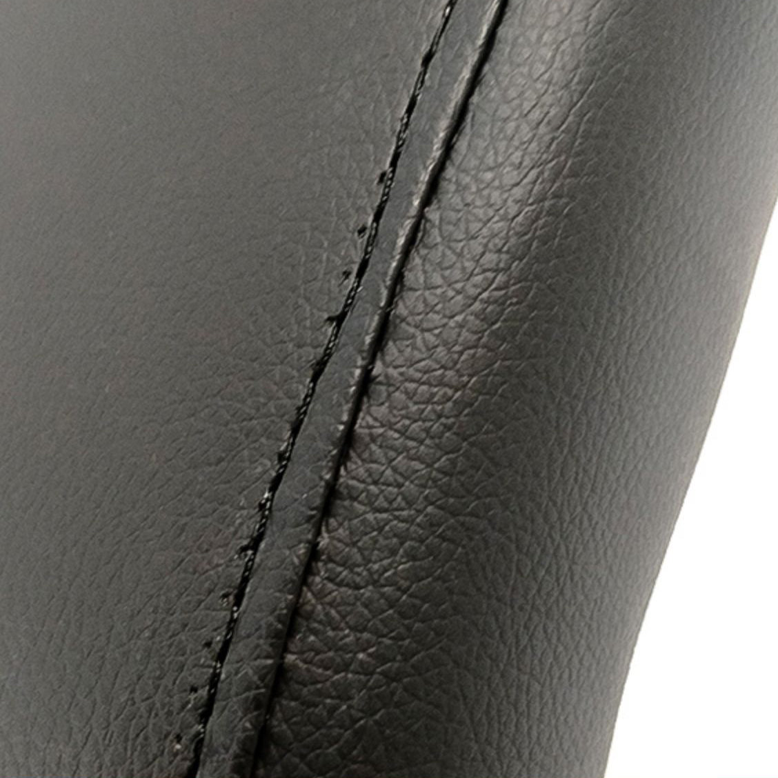 Silla sin brazos de comedor de cuero PU Glam, sillas de comedor de metal para uso doméstico