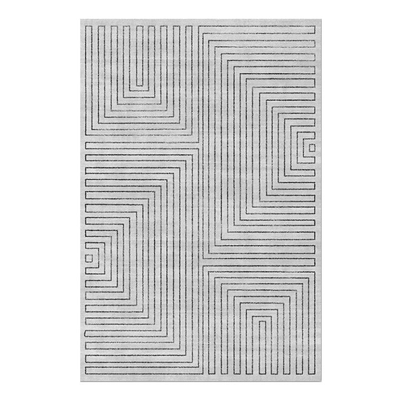 Nordic Style Light Color Rug Area Rug Stain Resistant Carpet for Living Room