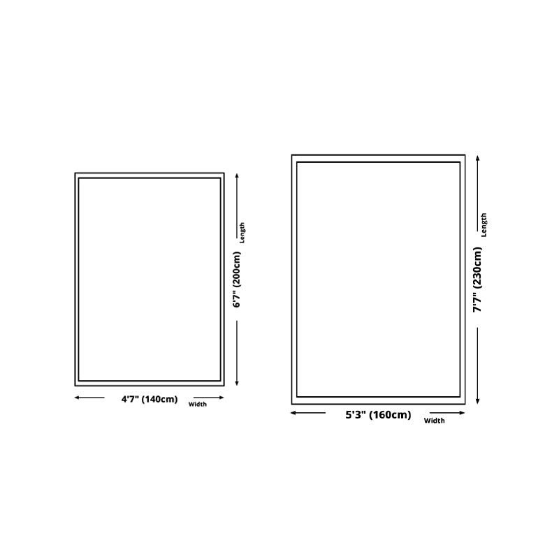 Nordic Style Light Color Rug Area Rug Stain Resistant Carpet for Living Room