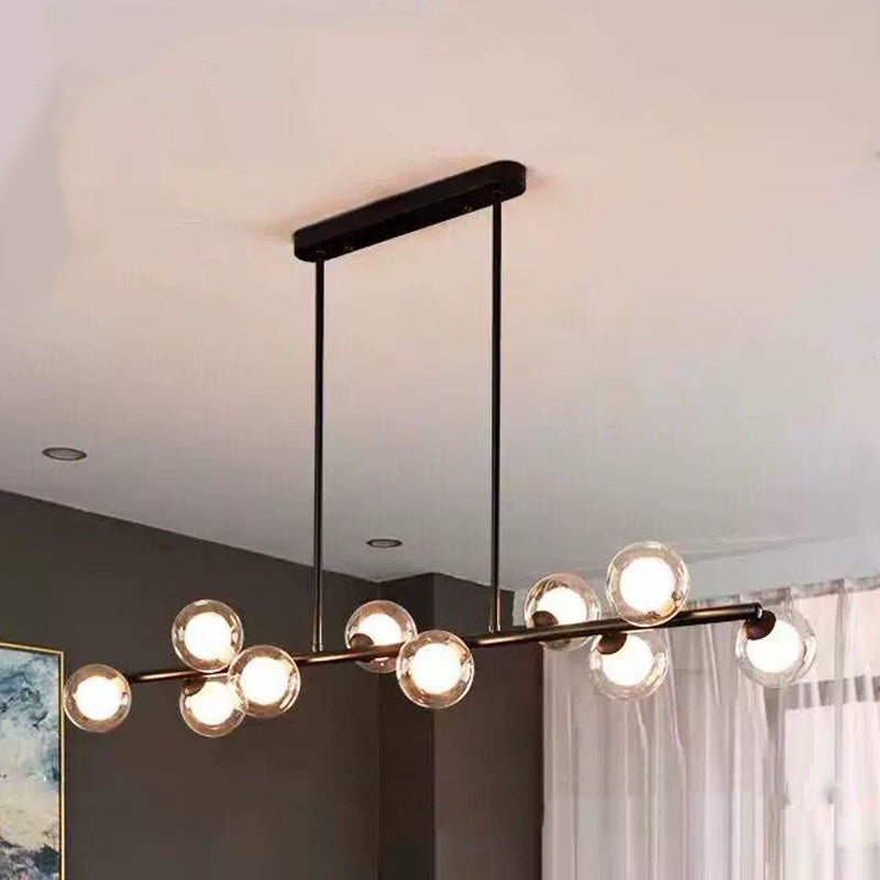 Nordic Modern Hanging Pendant Lights Global Linear Hanging Lamps for Dining Room
