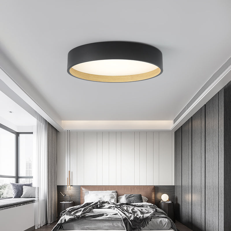 Plafonnier LED en fer forgé dans un style créatif moderne, plafonnier circulaire en acrylique