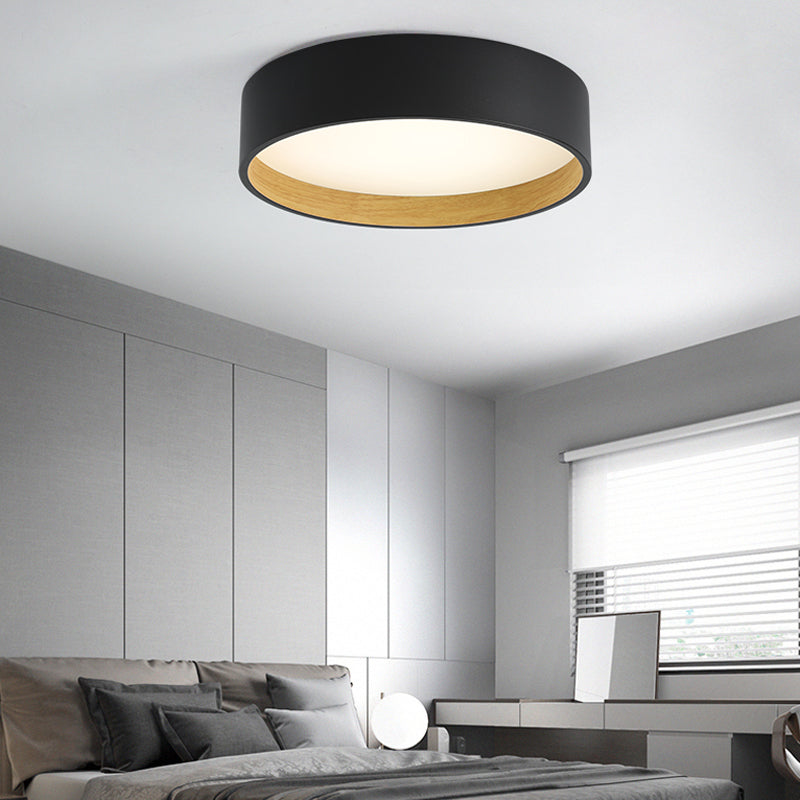 Plafonnier LED en fer forgé dans un style créatif moderne, plafonnier circulaire en acrylique