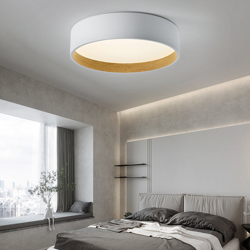 Plafonnier LED en fer forgé dans un style créatif moderne, plafonnier circulaire en acrylique