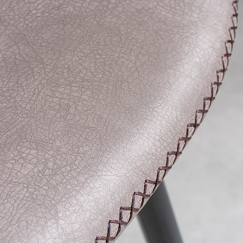 Chaise de salle à manger en métal de style Glam, chaises sans accoudoirs latérales pour cuisine