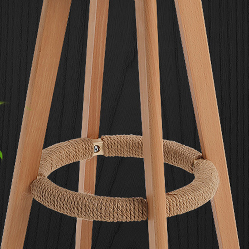 Barhocker mit Holzbeinen im skandinavischen Stil, Thekenhocker für Küchenbar, 1 Stück