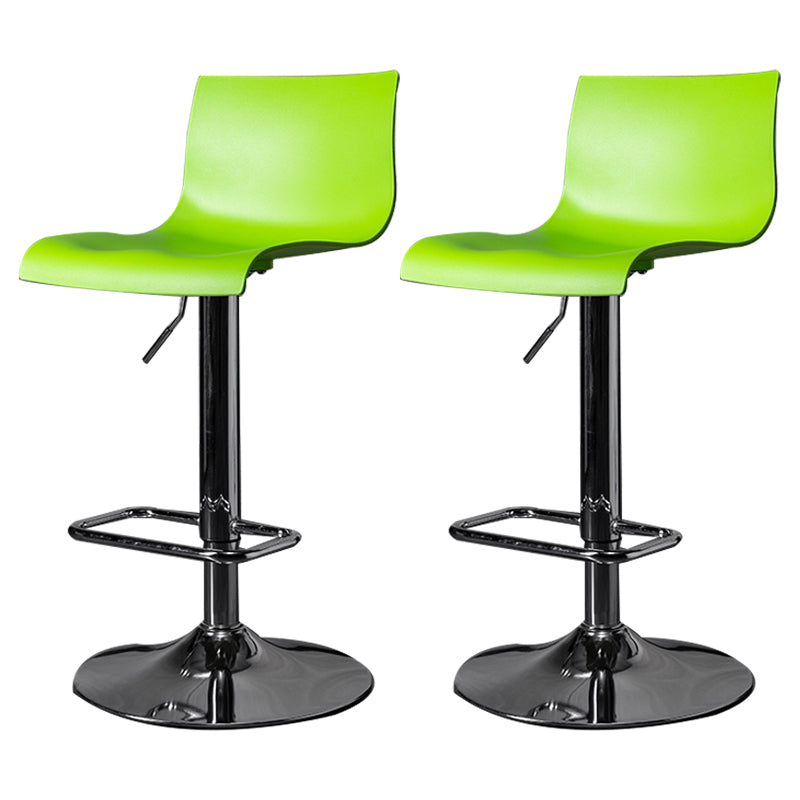 Conception sans bras de tabouret de bar pivotant de taille réglable de tabouret de bar de style industriel d'intérieur