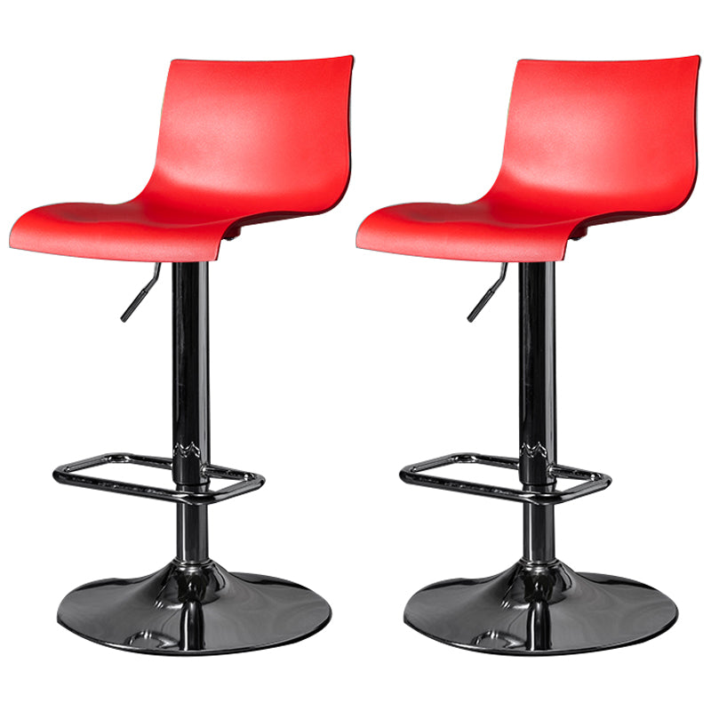 Conception sans bras de tabouret de bar pivotant de taille réglable de tabouret de bar de style industriel d'intérieur