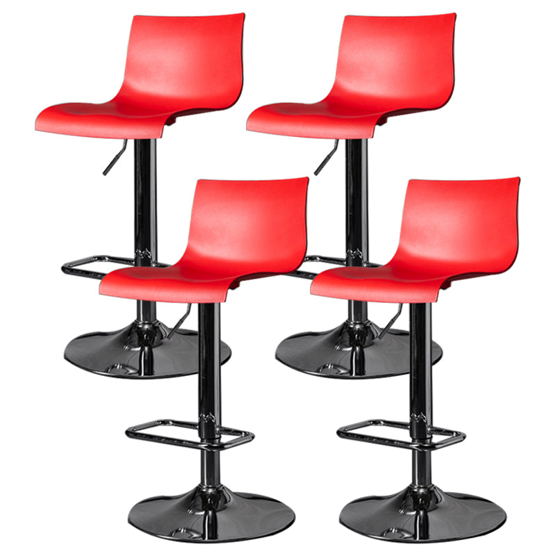 Conception sans bras de tabouret de bar pivotant de taille réglable de tabouret de bar de style industriel d'intérieur