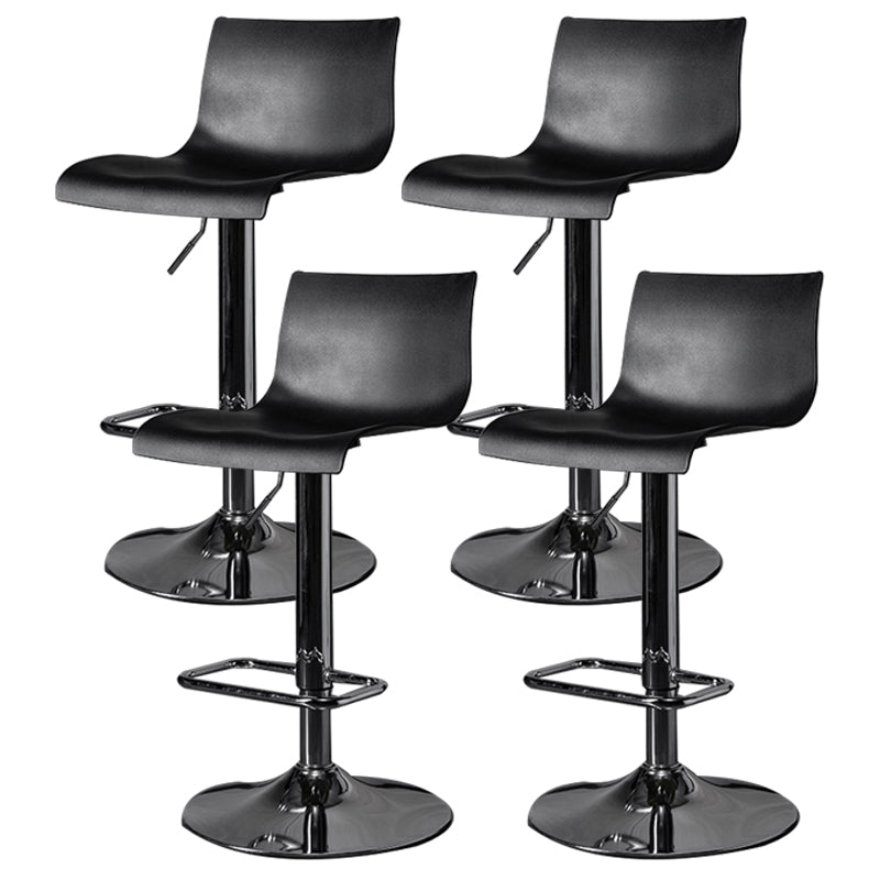 Conception sans bras de tabouret de bar pivotant de taille réglable de tabouret de bar de style industriel d'intérieur
