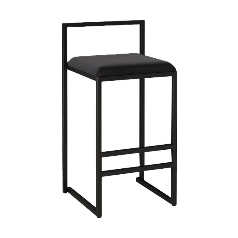 Taburete de bar tapizado en terciopelo de estilo nórdico, taburete de bar con base de trineo