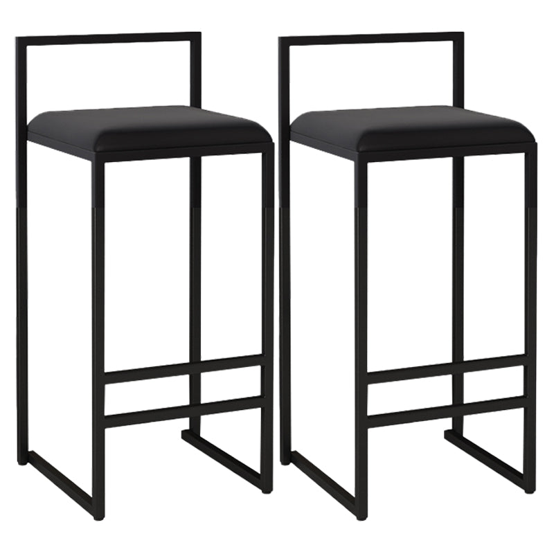 Taburete de bar tapizado en terciopelo de estilo nórdico, taburete de bar con base de trineo