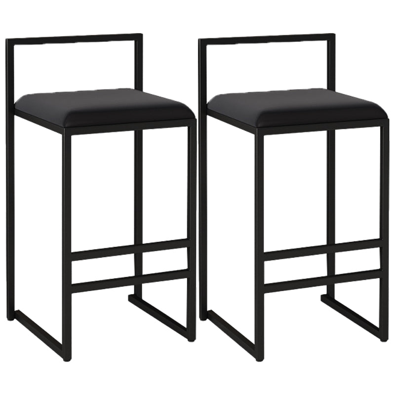 Taburete de bar tapizado en terciopelo de estilo nórdico, taburete de bar con base de trineo