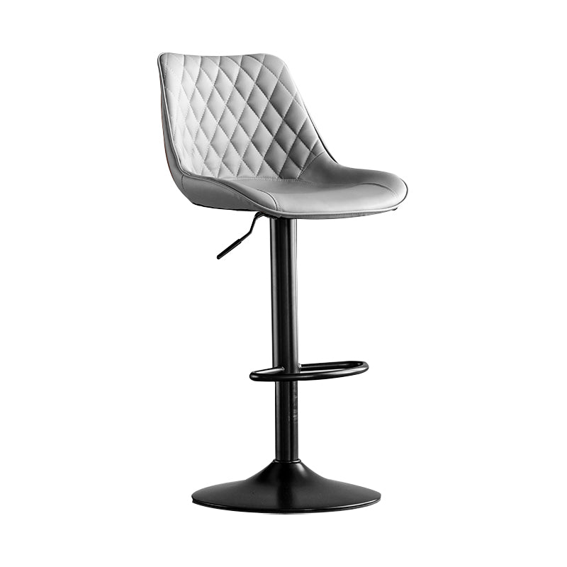 Dining Room Nordic Leather Bar Stool Modern Adjustable Height Stool