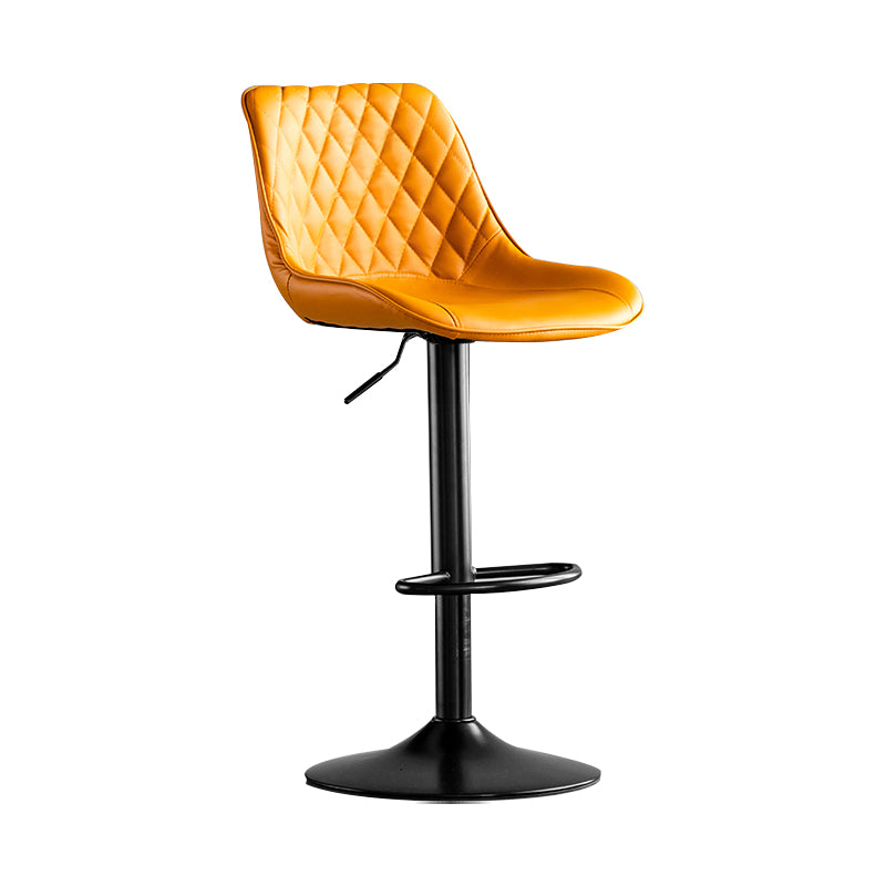 Dining Room Nordic Leather Bar Stool Modern Adjustable Height Stool
