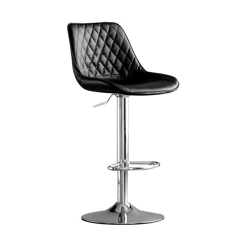 Dining Room Nordic Leather Bar Stool Modern Adjustable Height Stool