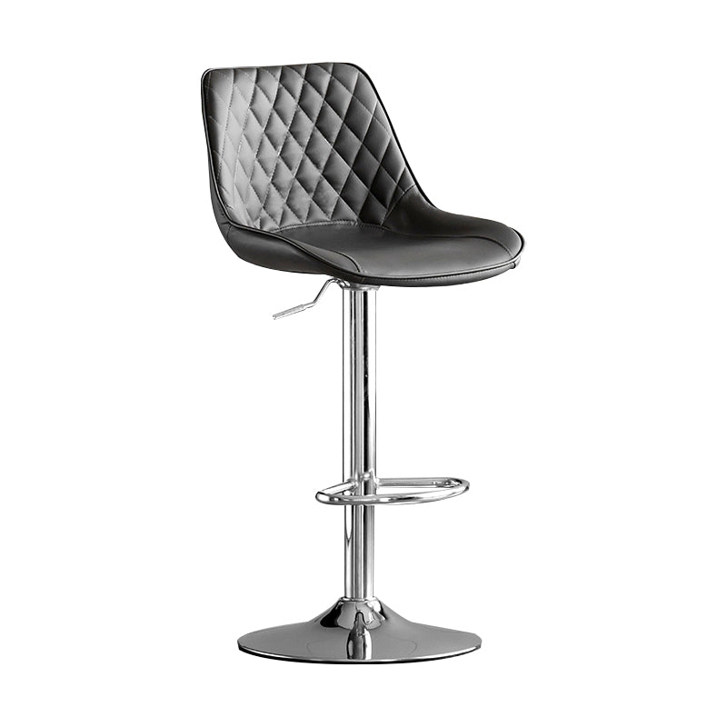 Dining Room Nordic Leather Bar Stool Modern Adjustable Height Stool