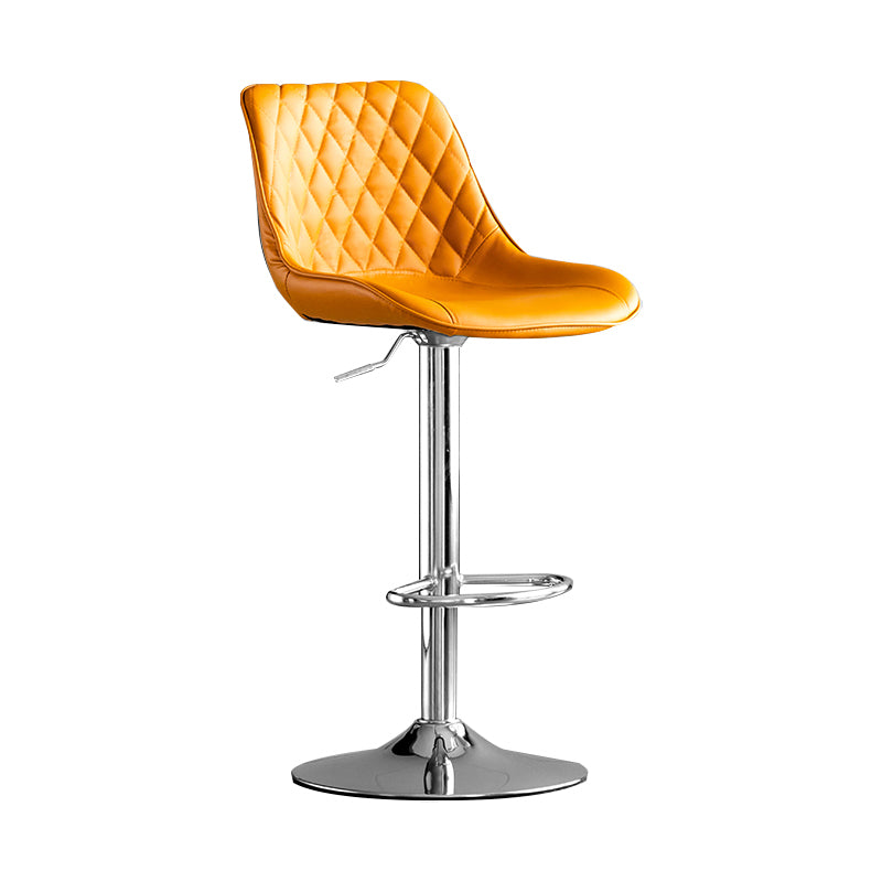Dining Room Nordic Leather Bar Stool Modern Adjustable Height Stool