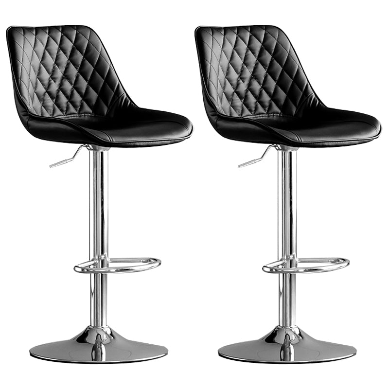 Dining Room Nordic Leather Bar Stool Modern Adjustable Height Stool