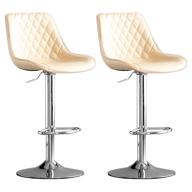 Dining Room Nordic Leather Bar Stool Modern Adjustable Height Stool