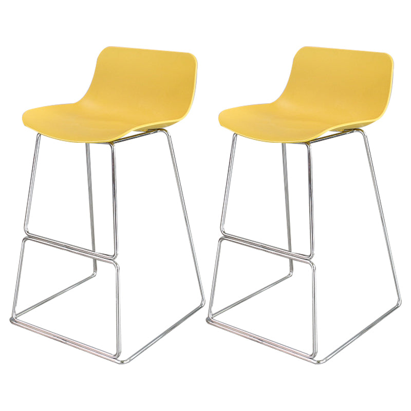 Industrialstil Barhosenmetall- und Plastikstuhl für Esszimmer
