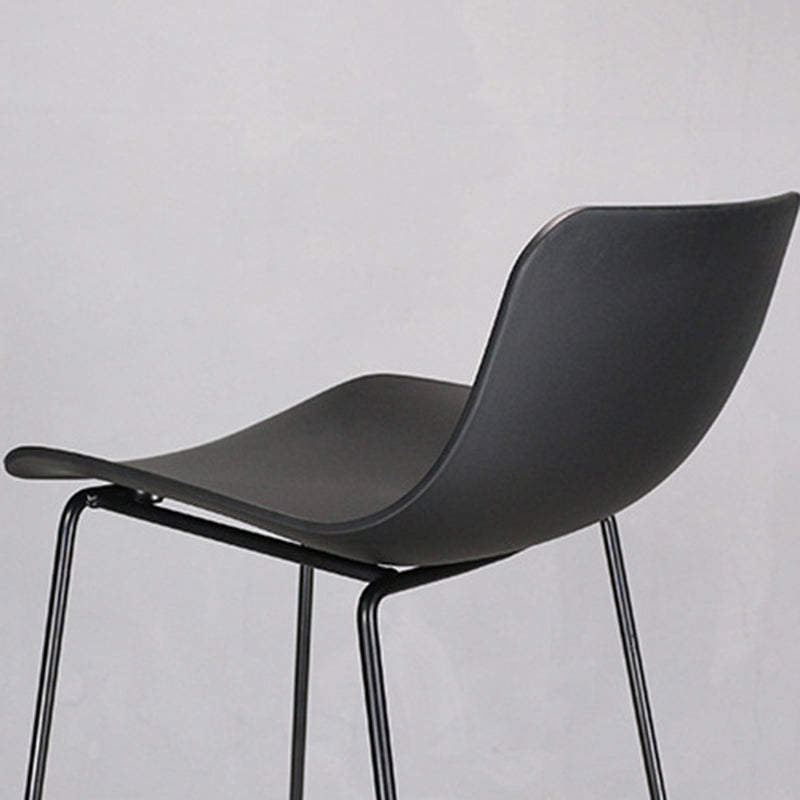 Industrialstil Barhosenmetall- und Plastikstuhl für Esszimmer