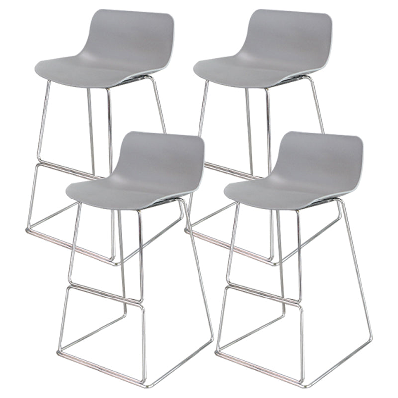 Industrialstil Barhosenmetall- und Plastikstuhl für Esszimmer