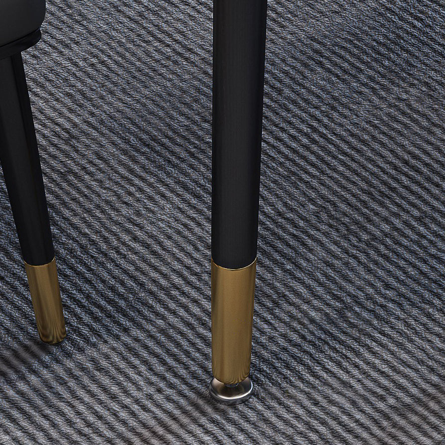 Contemporary Home Sintered Stone Scratch Resistant Dining Table Rectangle Table with 4 Legs Base
