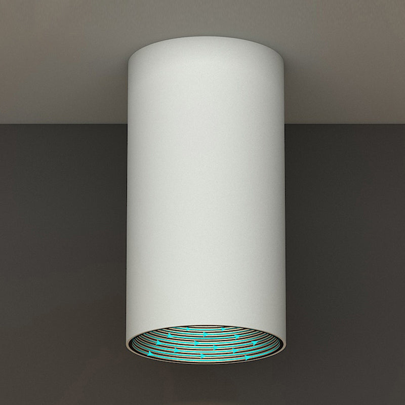 Luminaire de plafond cylindrique en aluminium de forme concise moderne de plafonnier de LED