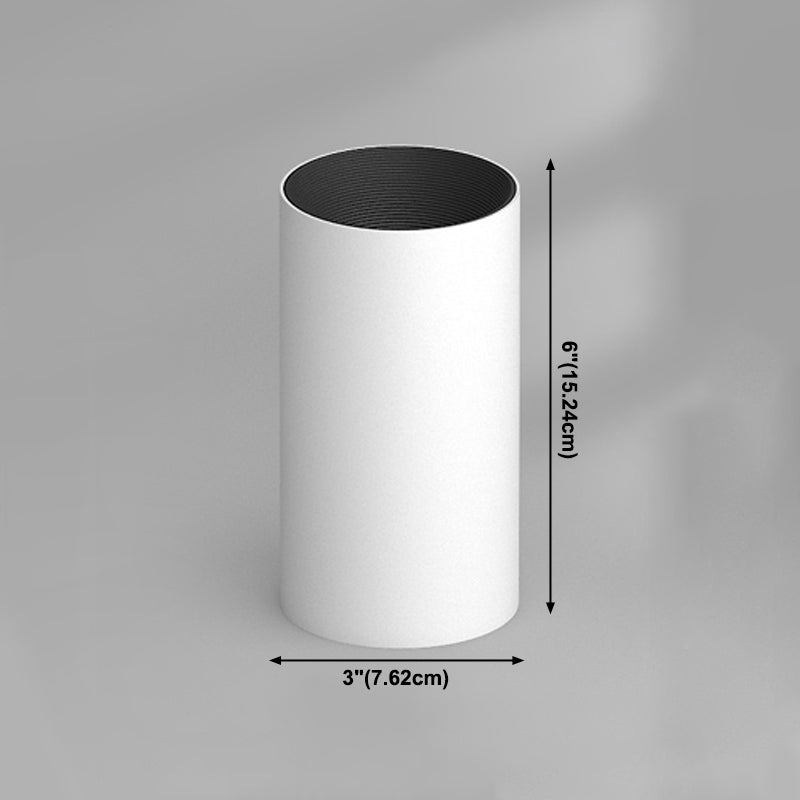 Modern Concise LED Ceiling Lamp Aluminium Cylindrical Shape Ceiling Fixture