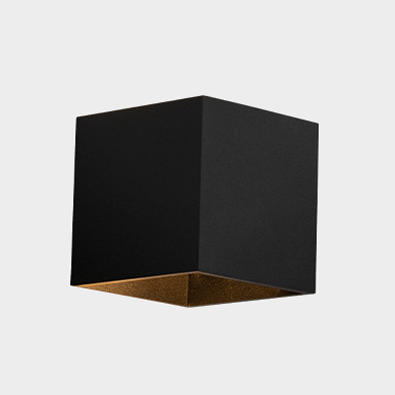 2 luces Luz de pared de metal de estilo geométrico de forma geométrica Luz de montaje de pared de luz