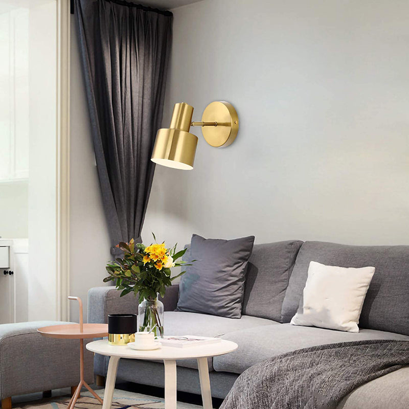 Metal 1-Light Wall Lighting Modern Style Geometric Shape Wall Mounted Light Fixture