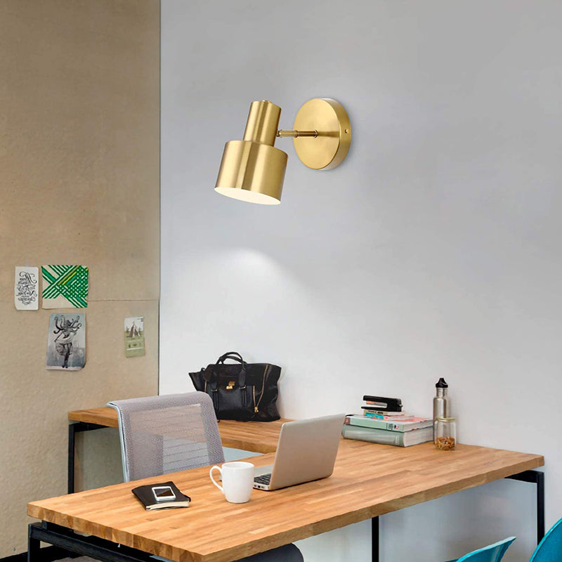 Metal 1-Light Wall Lighting Modern Style Geometric Shape Wall Mounted Light Fixture