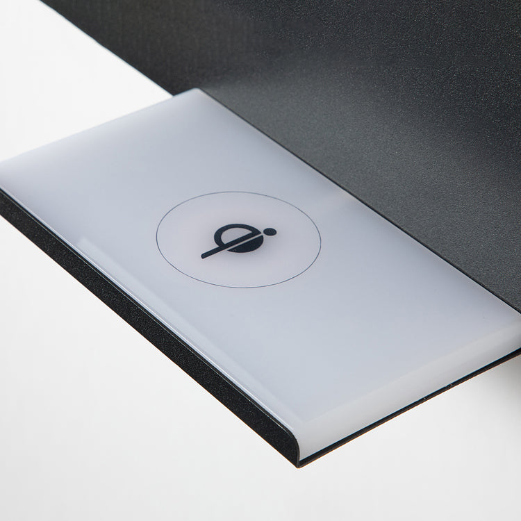 Forma geométrica de lectura de metal luz de pared estilo moderno 2 luces de montaje de pared lámpara de luz