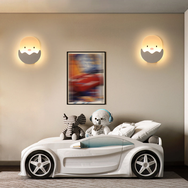 1 Mur géométrique léger style enfant Style en métal Moup Mont luminaire pour la chambre pour enfants