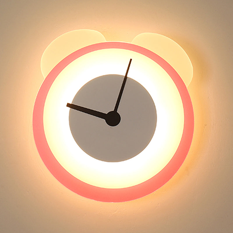 1 Mur géométrique léger style enfant Style en métal Moup Mont luminaire pour la chambre pour enfants