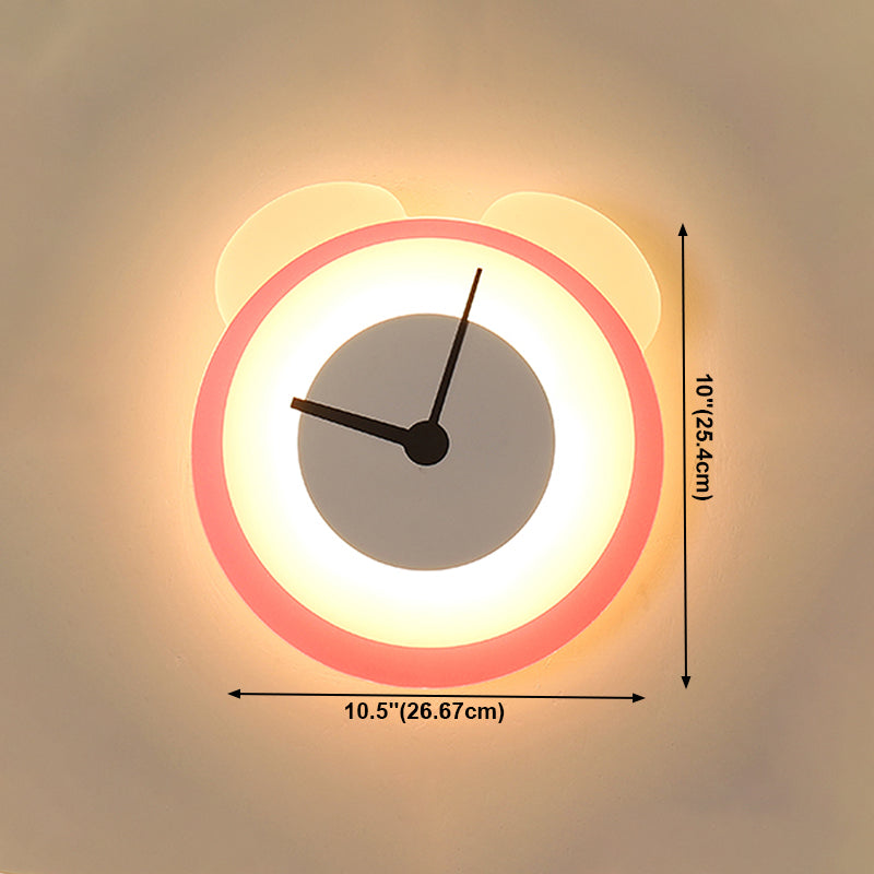 1 Mur géométrique léger style enfant Style en métal Moup Mont luminaire pour la chambre pour enfants