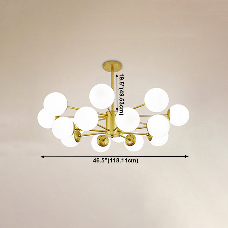 Glass Contemporary Nordic Pendant Lighting Fixtures Sputnik Hanging Lights