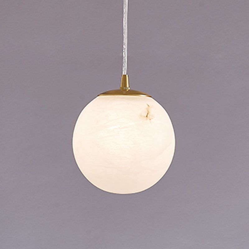 Marble Unique Shape Hanging Lights Modern Style Hanging Mount Fixture for Restaurant