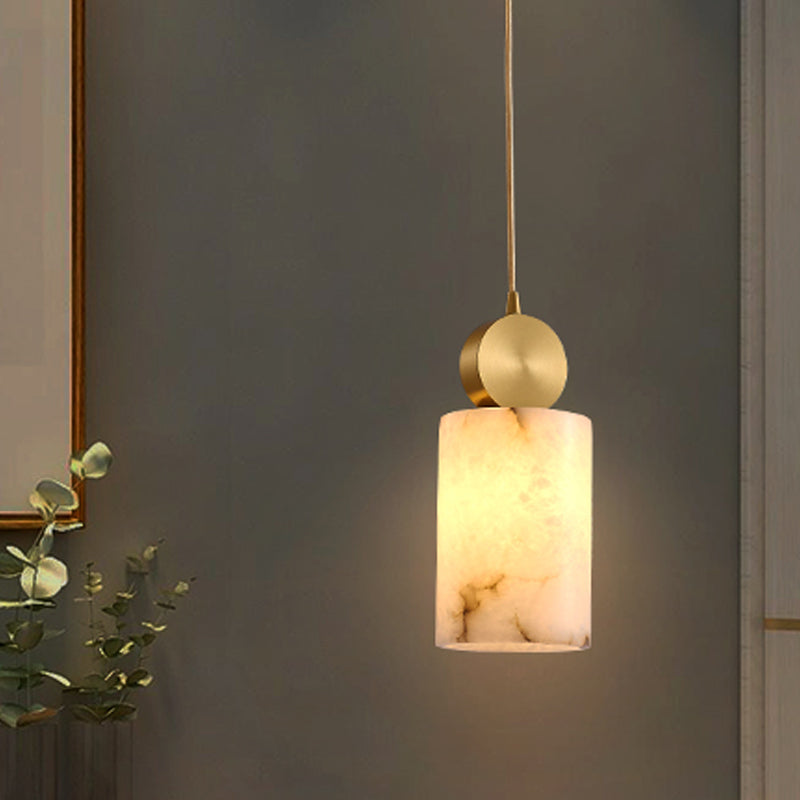 Marble Unique Shape Hanging Lights Modern Style Hanging Mount Fixture for Restaurant
