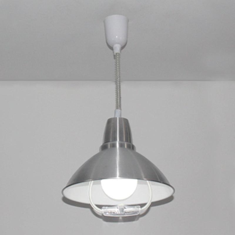 Postmodern Style Bowl Shape Hanging Light Metal 1 Light Pendant Lights for Dining Room