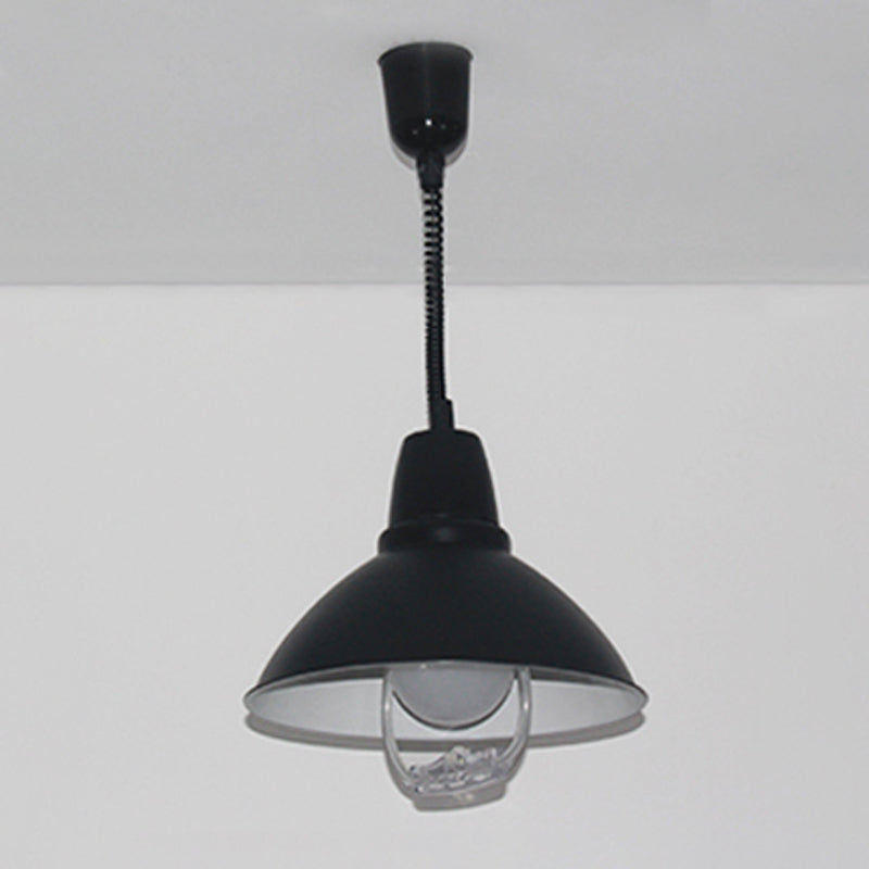 Postmodern Style Bowl Shape Hanging Light Metal 1 Light Pendant Lights for Dining Room