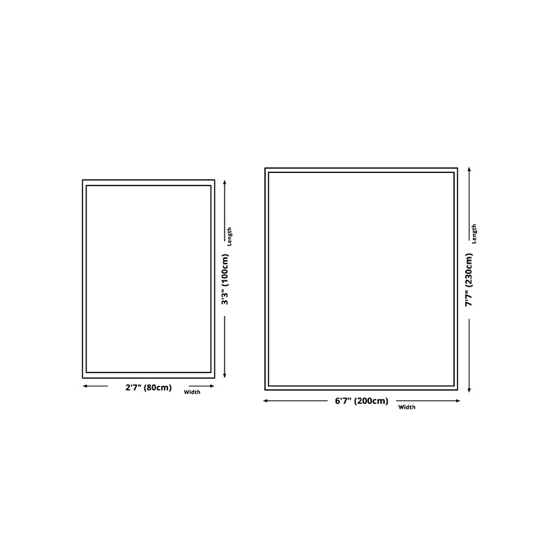 Brown Modern Rug Polyester Abstract Pattern Rug Rug Washable Rug for Living Room