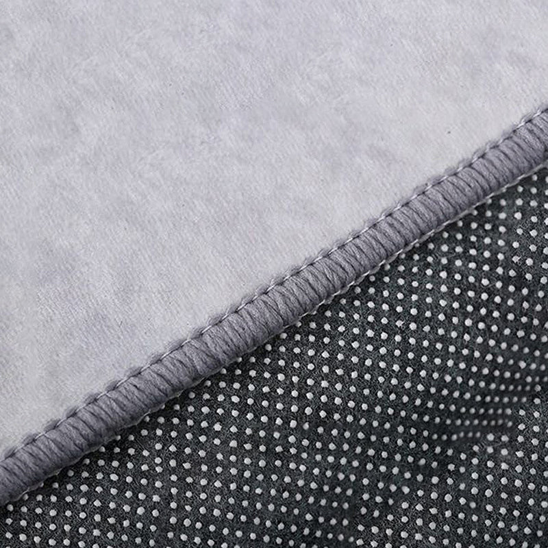 Brown Modern Carpet Polyester Geometry Carpet Washable Carpet for Home Decor